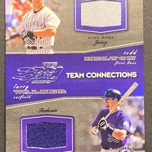 2002 Playoff Todd Helton and Larry Walker #213/500